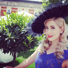 Folding coolie - perfect millinery for Royal Ascot
