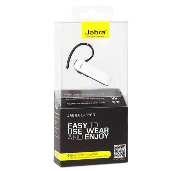 Jabra Easy Go Bluetooth Headset White Retail Packed