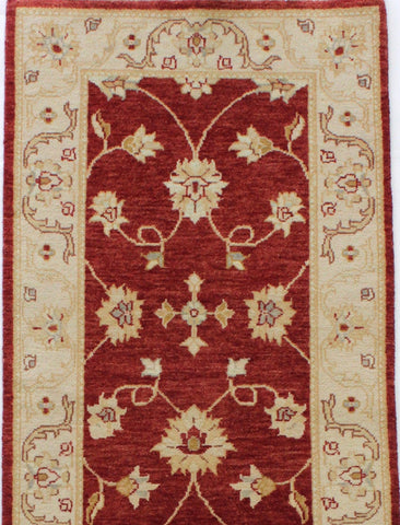 Himalaya H 301 Burgundy Runner - 2'8" x 11'2"