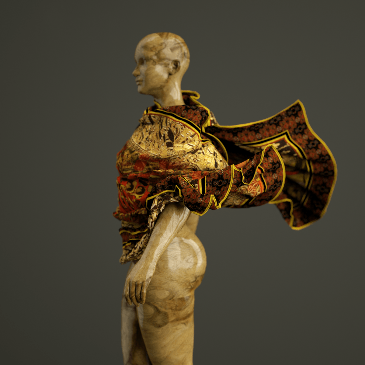 Salut d'Amour - Mykel Ankyn Limited Edition Fine Art Scarves