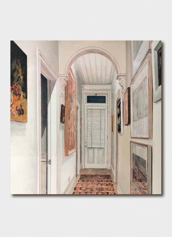Cressida Campbell - Hallway With Kilems