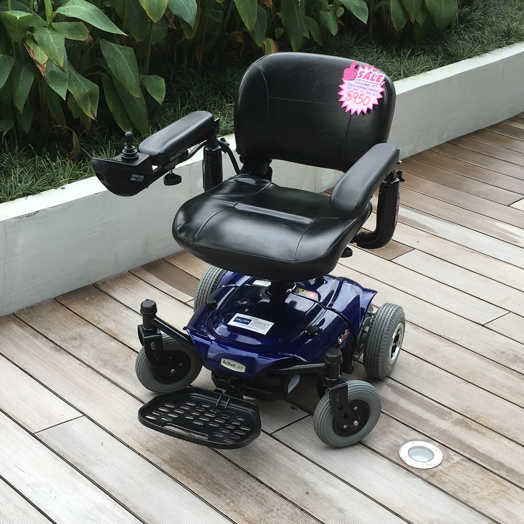 Refurbished Cobalt Motorised Wheelchair 950 Falcon Mobility