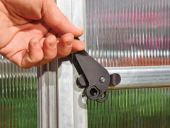 Lockable door handle
