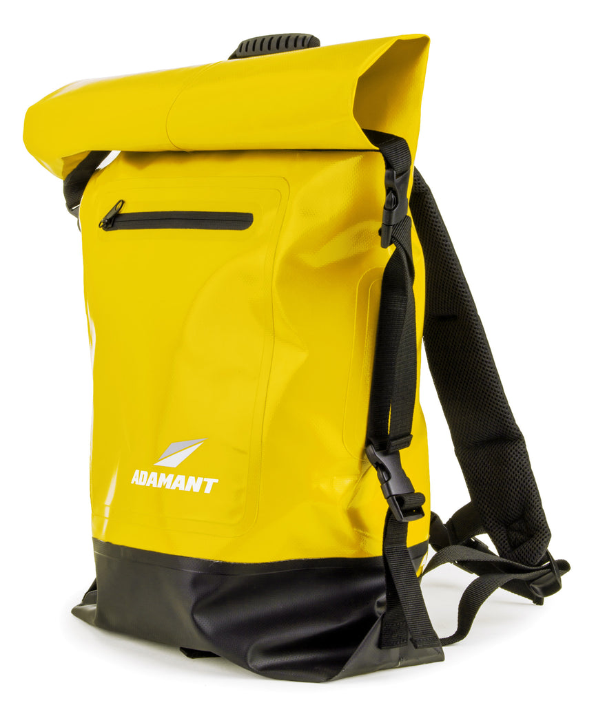 Adamant X Core Waterproof Dry Bag Backpack Yellow Adamant Gear 