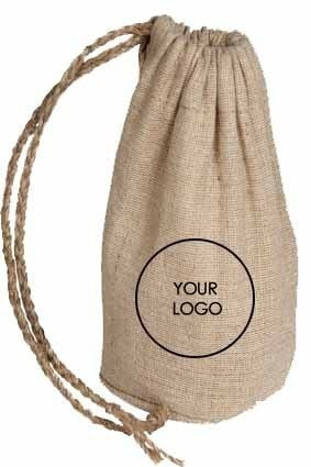 Eco Friendly Jute Drawstring Pouch With Logo J52