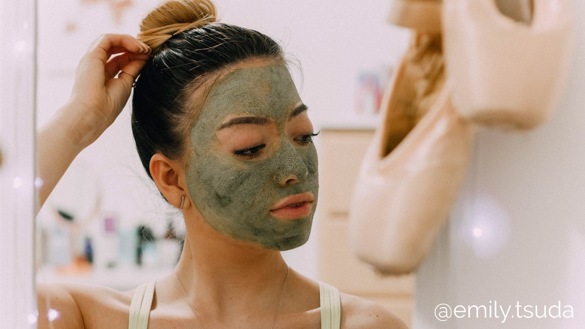 skincare soothing mask spa night