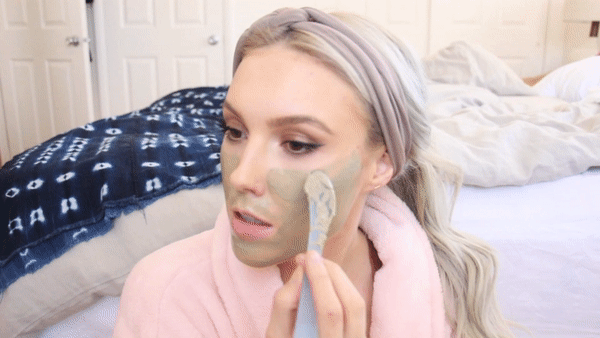 how to apply detox clay mask for acne