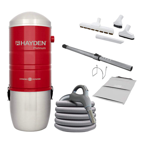Hayden Titanium 650 Central Vacuum with Deluxe Attachment Kit
