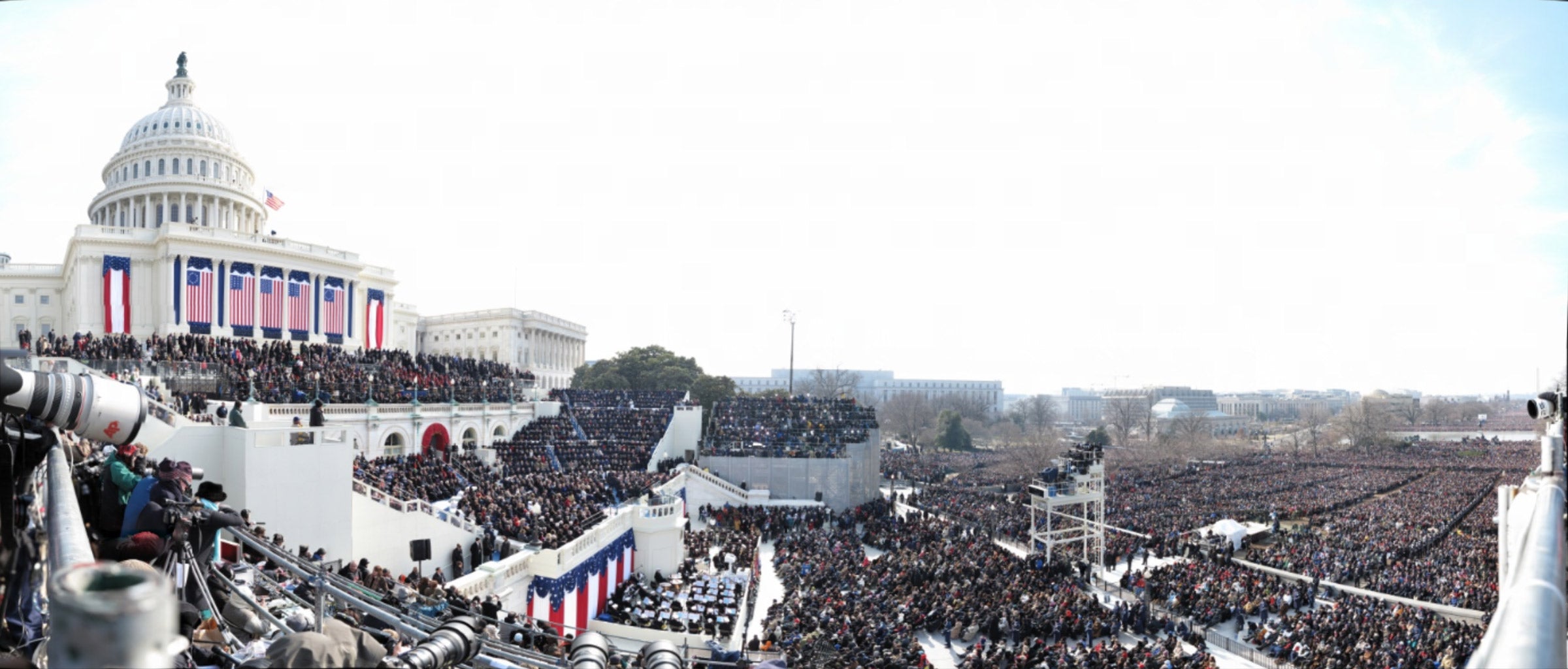Obama's Inauguration panoramic photo