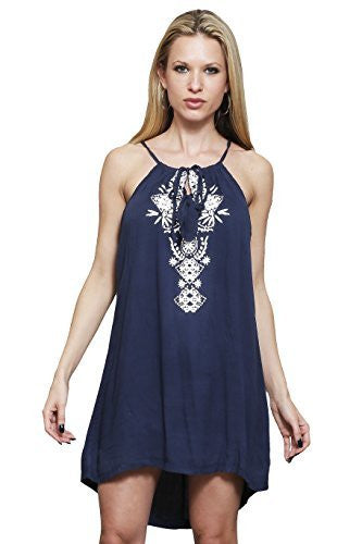Highness Circle Halter High Low Tunic,Tunics,Highness - Discount Divas