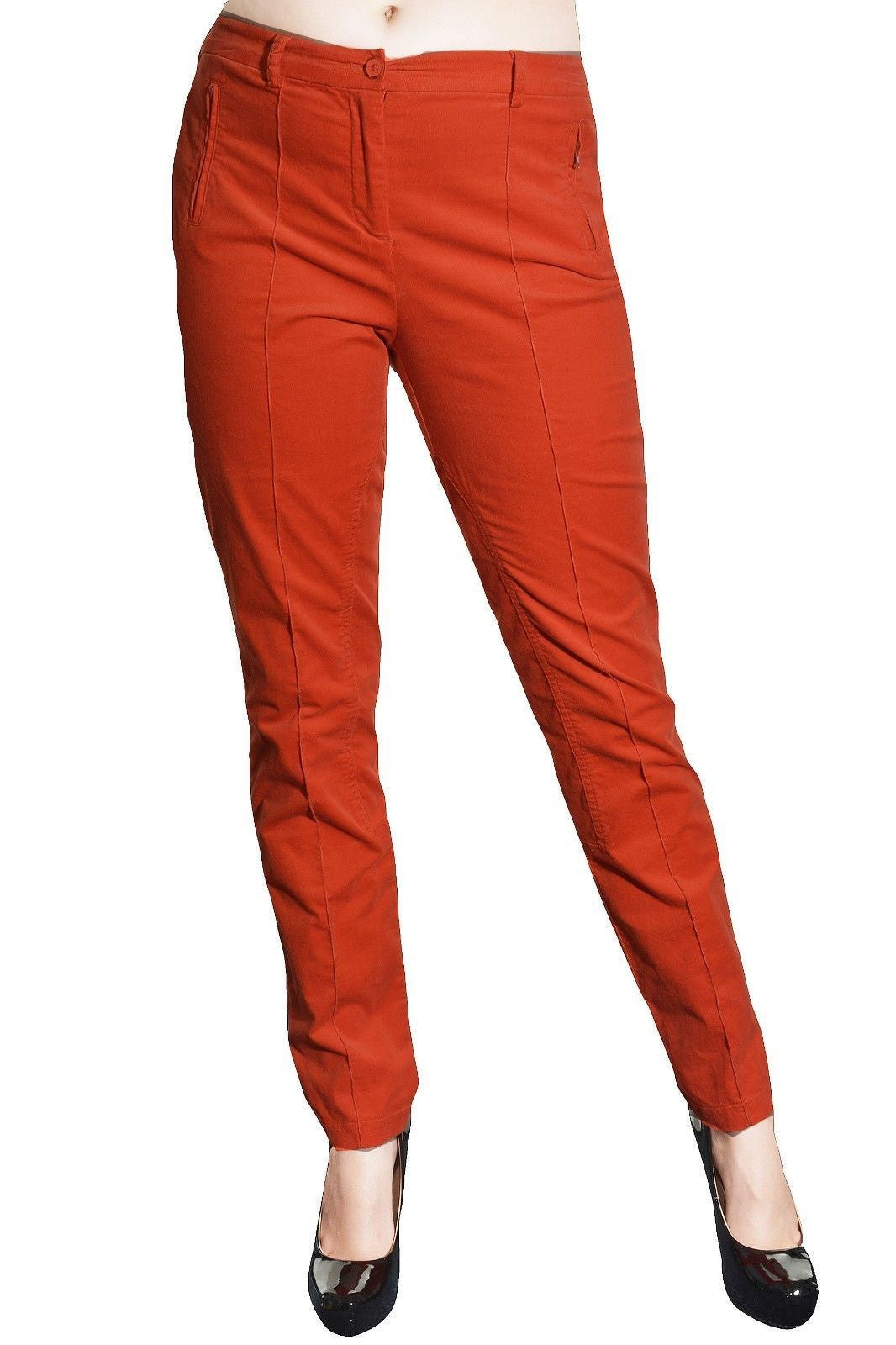 Peace of Cloth Lauren Corduroy Pants (Orange),Pants,Peace of Cloth - Discount Divas