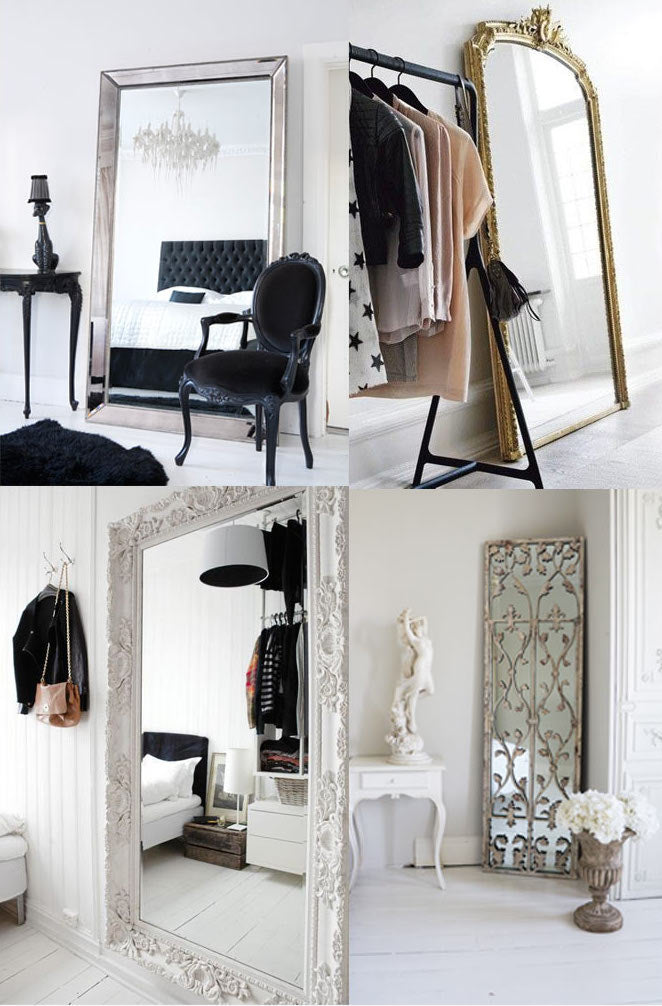 Decorating with antique mirrors