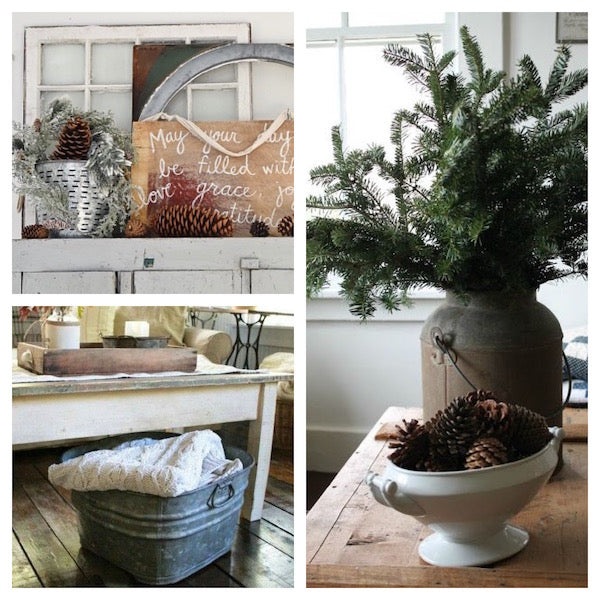 Winter decorating after Christmas