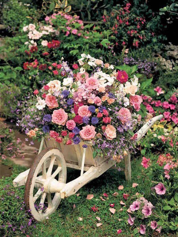 gardening with antiques