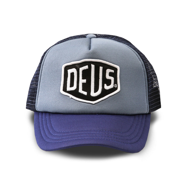 Rust uit ondeugd ondernemer Baylands Trucker Hat - Blue-Navy - | Deus Ex Machina