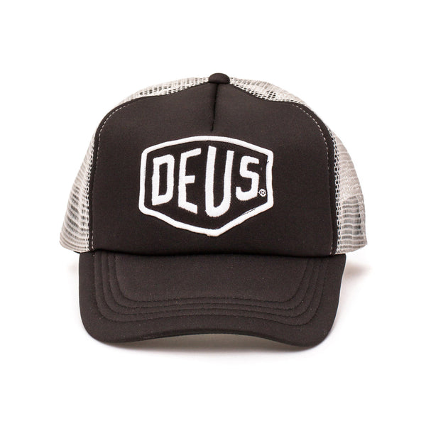 Iedereen advocaat Observatie Baylands Trucker Hat - Black-Grey w/ Grey Mesh - | Deus Ex Machina