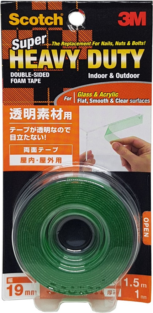 heavy duty double sided tape for glass