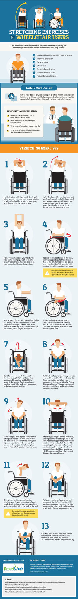 wheelchair exercises