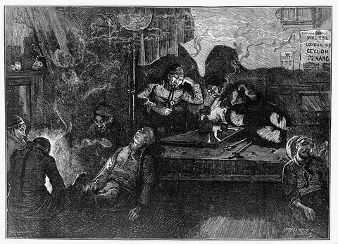 Opium Den London East End, 1874, Wellcome Gallery