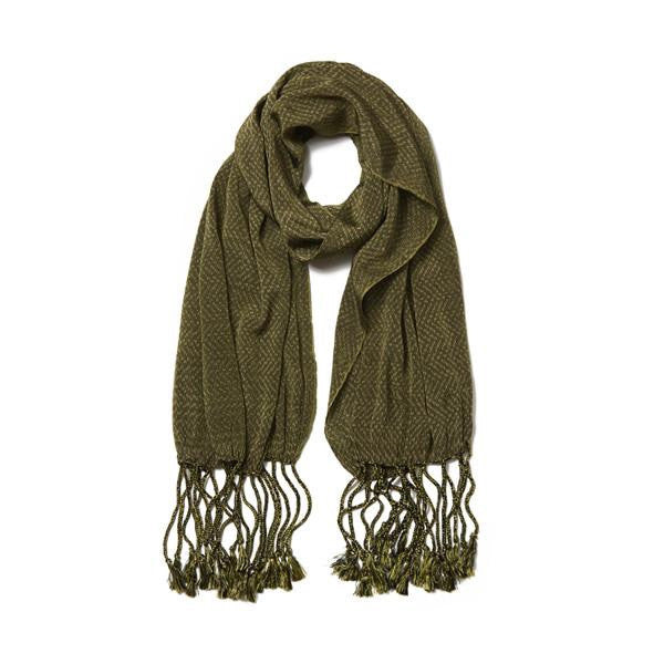 brown cotton scarf