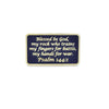 Bastion Morale Lapel Pin Psalm 144:1 BLACK