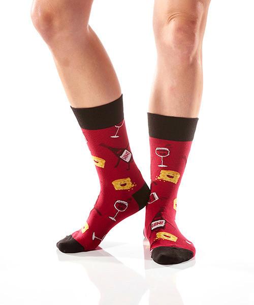 Quit Whining Women's Crew Socks Model Image Side | Yo Sox Canada
