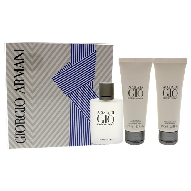 Schadelijk Uittreksel Verstelbaar Acqua Di Gio by Giorgio Armani for Men - 3 Pc Gift Set – Fragrance Outlet