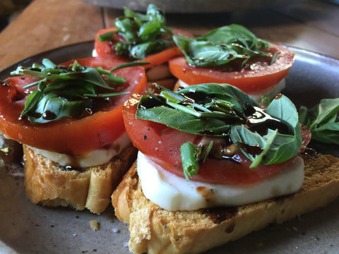 Maple Balsamic Crostini