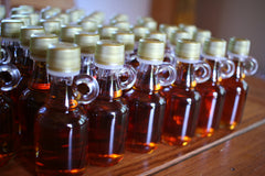 Delicious bottles of maple syrup