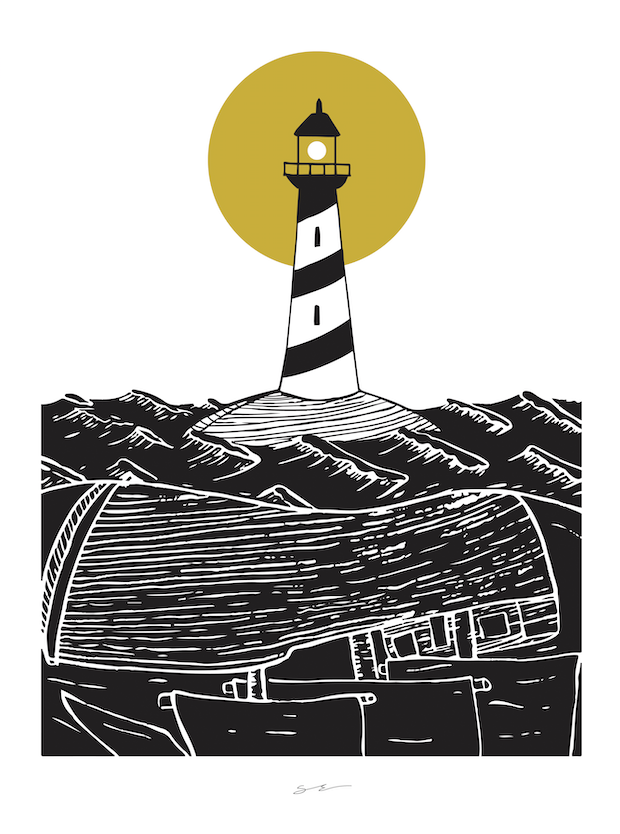 california lighthouses clipart