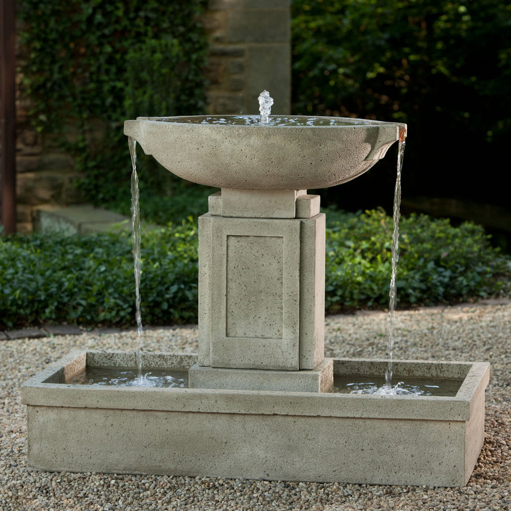 cast stone bird bath fountain