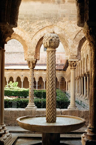 Wood Carved Wine Fountain - Jerusalem