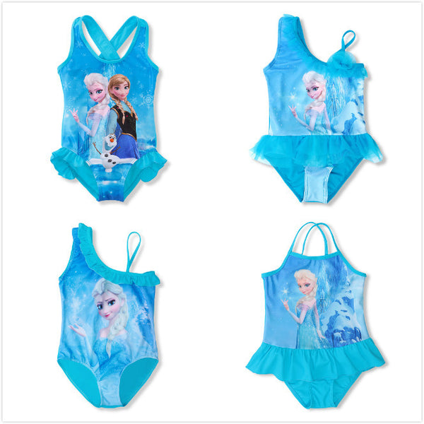 little girl frozen swimsuit