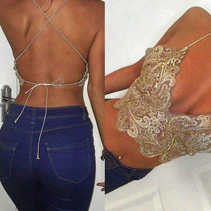 Bronzer ananacatering handmade lace triangle bralet  - ananacatering - ananacateringLithuania - Handmade luxury dragon satin chinese unique womens clothing lace mesh prom dress festival crop top sequin bodychain dolls kill depop shopify silkfred chelsea pearl li bralet lili pearl