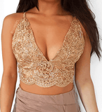 Lux Bali bronze ananacatering triangle crop top and skirt co ord 2 piece bundle set  - ananacatering - ananacateringLithuania - Handmade luxury dragon satin chinese unique womens clothing lace mesh prom dress festival crop top sequin bodychain dolls kill depop shopify silkfred chelsea pearl li bralet lili pearl
