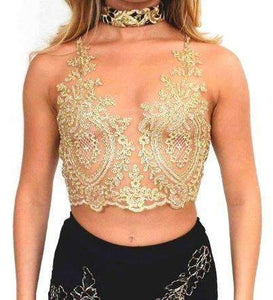 Riley Gold ananacatering handmade lace bralet  - ananacatering - ananacateringLithuania - Handmade luxury dragon satin chinese unique womens clothing lace mesh prom dress festival crop top sequin bodychain dolls kill depop shopify silkfred chelsea pearl li bralet lili pearl