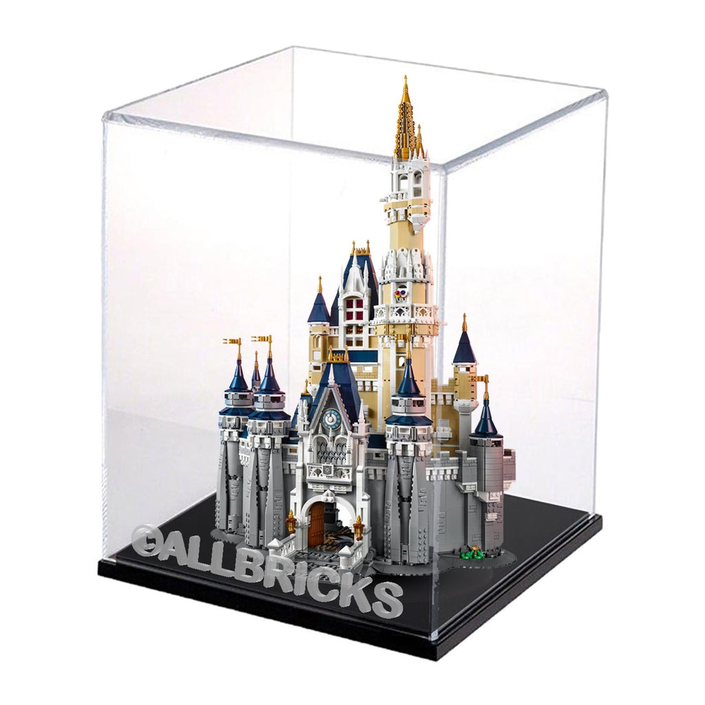 lego disney castle display case