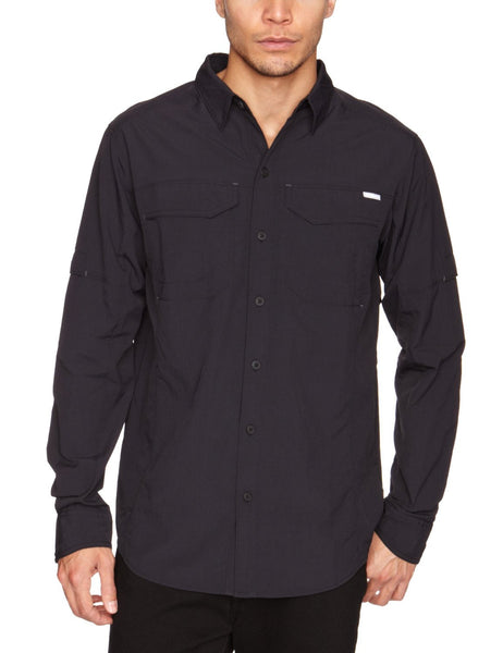 columbia silver ridge long sleeve shirt mens