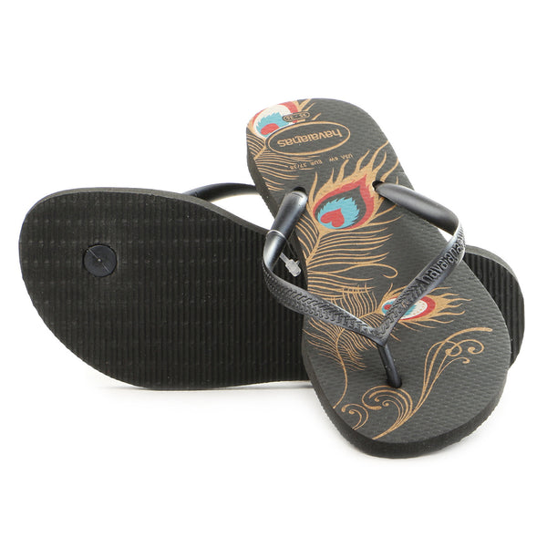 peacocks black sandals