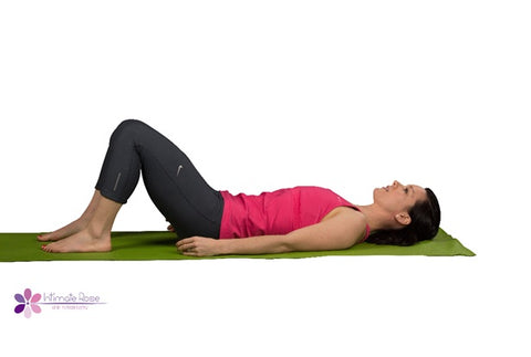 Woman on yoga mat