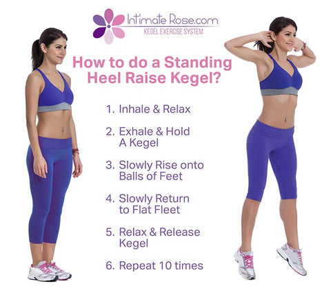 How to do a Standing Heel Raise Kegel exercise