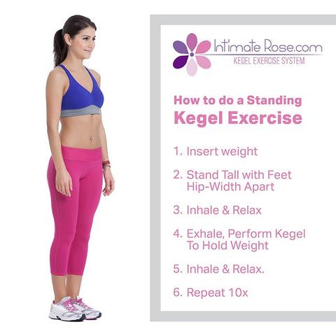 How to do a standing kegel exercise