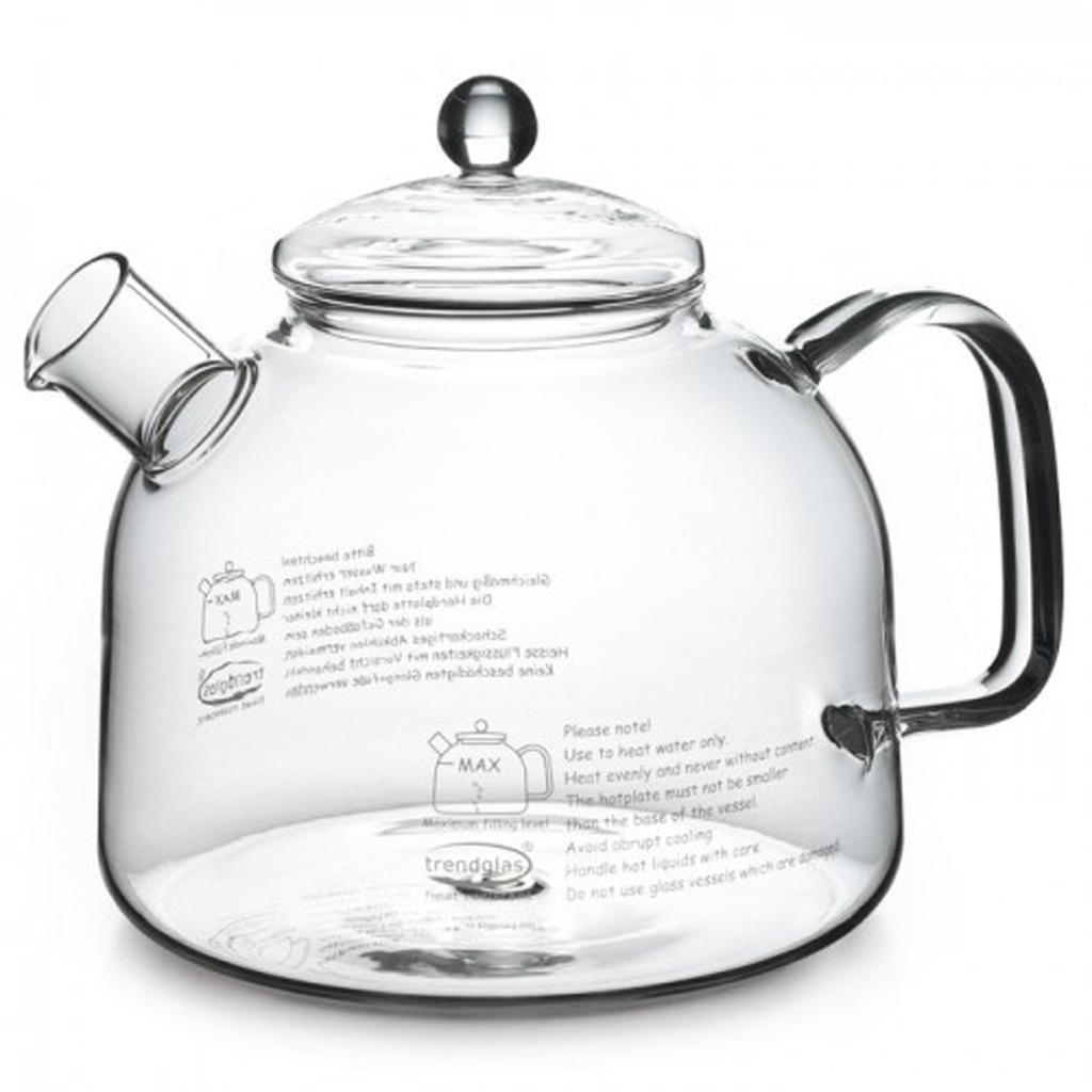 Trendglas Water Kettle with Glass Lid 