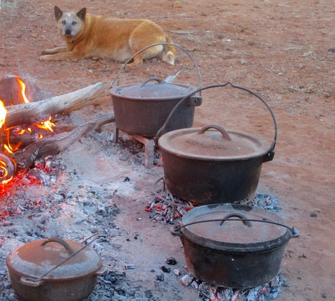 Camp oven cooking and life in the bush