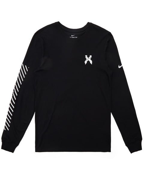 black nike long sleeve shirt