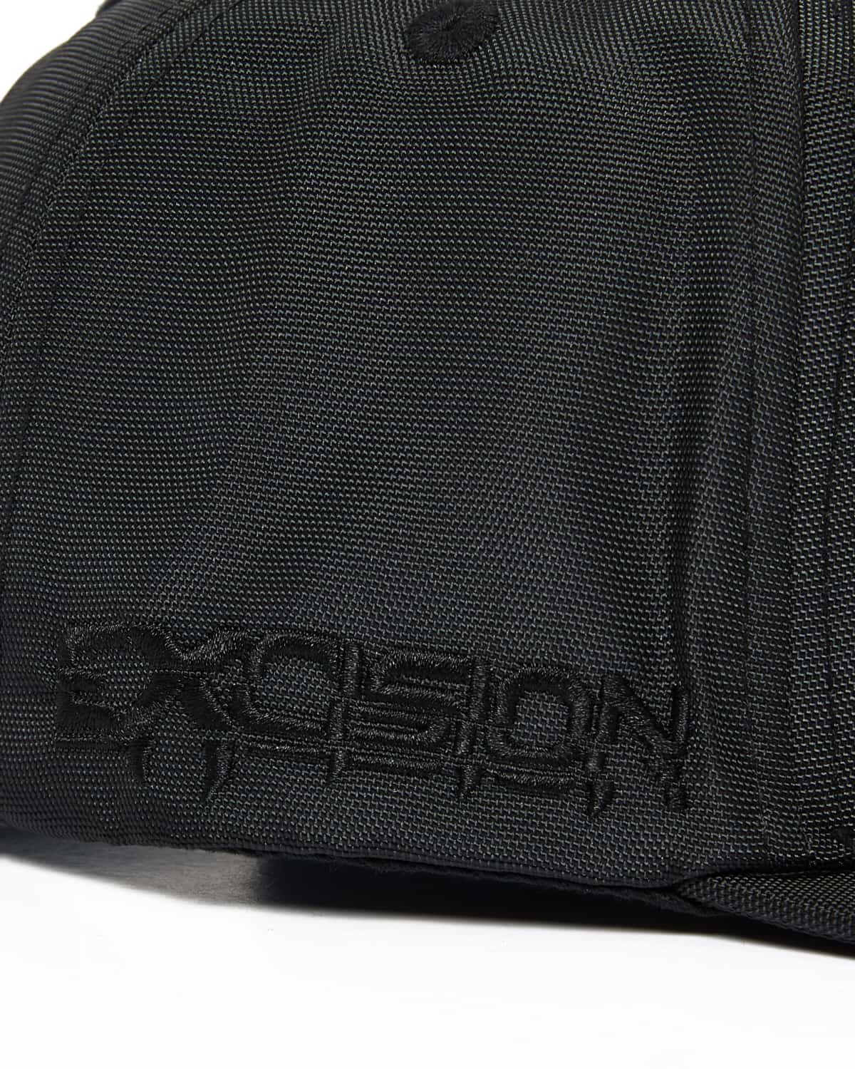 Excision 'Decepticon' Patent Leather Visor Ballistic Snapback - Black