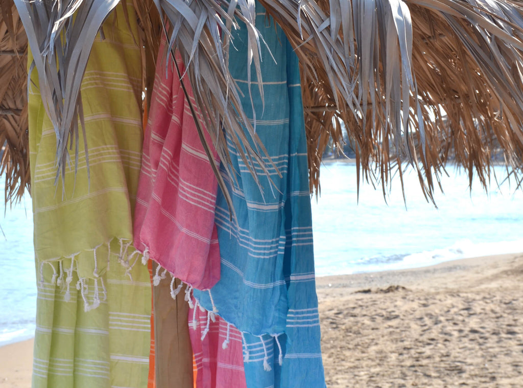 why hammam towels make the perfect beach towel