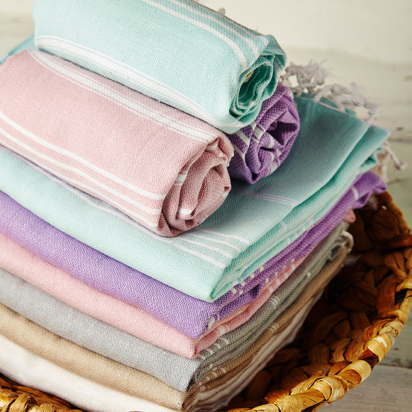 Sorbet hammam towels for everyday use
