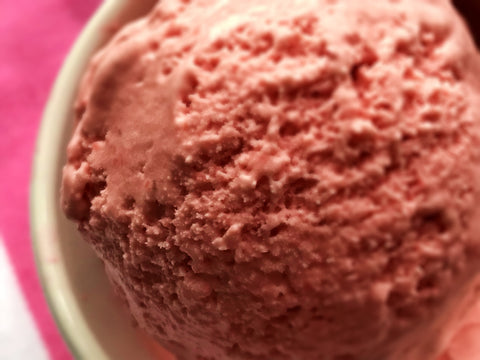 Strawberry ice cream