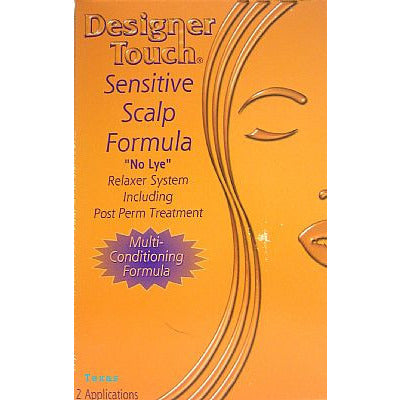 Designer Touch SENSITIVE SCALP FORMULA No Lye Relaxer kit - 2 Applications - TexasBeautySupplies